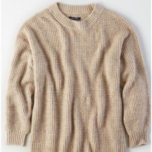 AE Crew Neck Tan Sweater